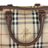 Burberry Vintage Haymarkert House Mini Boston Handbag