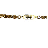 Christian Dior Vintage Classic Gold Twist Rope Chain