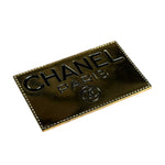 Chanel Vintage gold Plated Logo Brooch