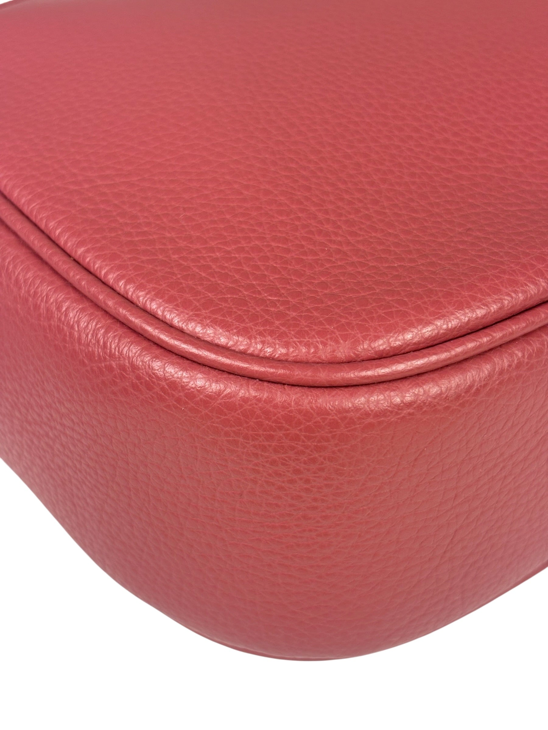 Coach Pink Pebbled Leather Colton Crossbody Bag