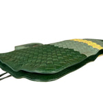 Bottega Veneta Intercciato Multicolor Business Bag Green/Yellow