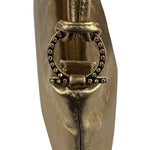Salvatore Ferragamo Metallic Gold Gancini Shoulder Bag
