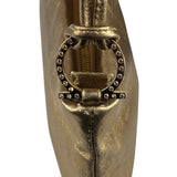 Salvatore Ferragamo Metallic Gold Gancini Shoulder Bag