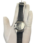 Gucci 50.000 White Dial Chronograph Black Sttrap
