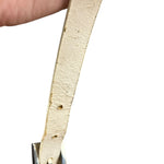 Fendi Vintage Beaded Baguette White