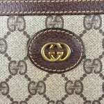 Gucci GG Vintage Coated Canvas Zip Pouch