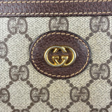 Gucci GG Vintage Coated Canvas Zip Pouch