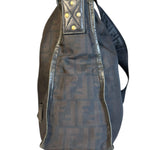 Fendi Black Zucca Canvas Chef Shoulder Bag