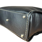 Chloe Edith Black Leather Tote Bag