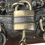 Chloé Grey Metallic Small Paddington Handbag