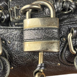 Chloé Grey Metallic Small Paddington Handbag