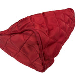 Prada Vintage Red Quilted Nylon Pouch MV599