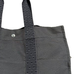 Hermes Herline Canvas Tote Grey