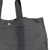Hermes Herline Canvas Tote Grey