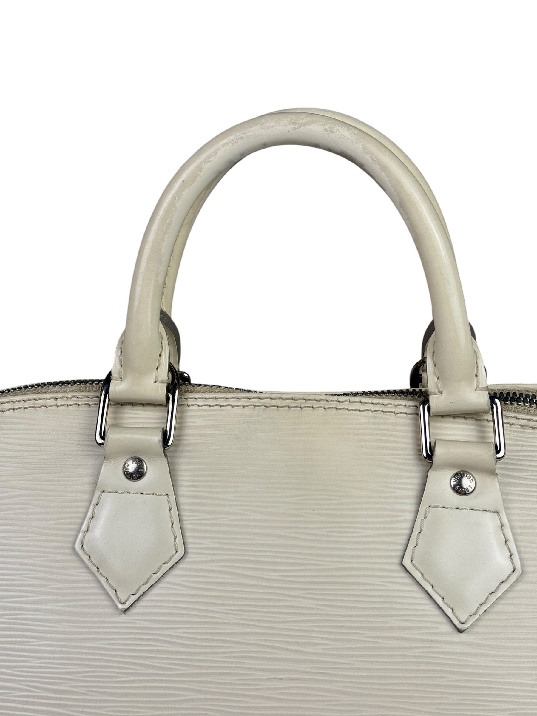 Louis Vuitton Ivorie Epi Leather Alma Handbag MM
