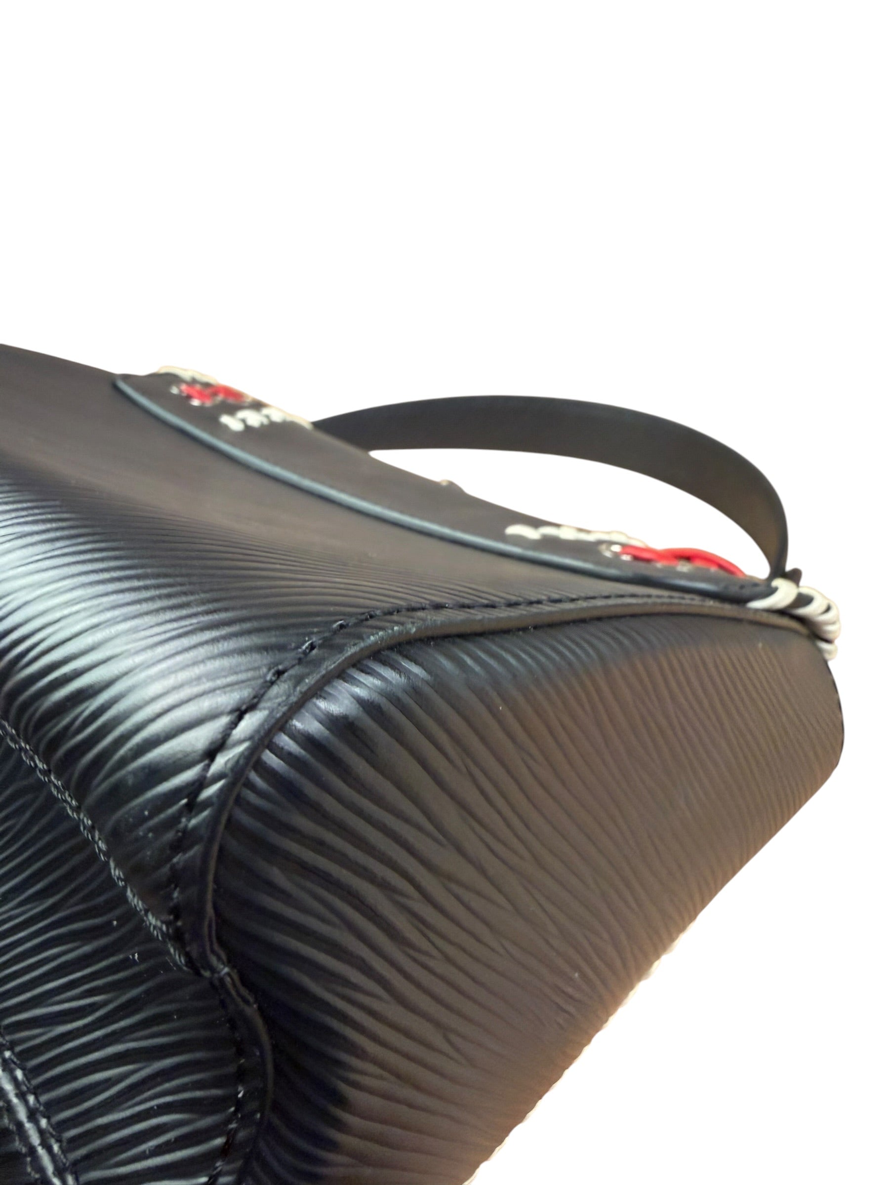 Louis Vuitton Multi Color Epi Leather Embroidered Twist Shoulder Bag