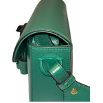 Gucci Green Leather Horsebit Shoulder Bag