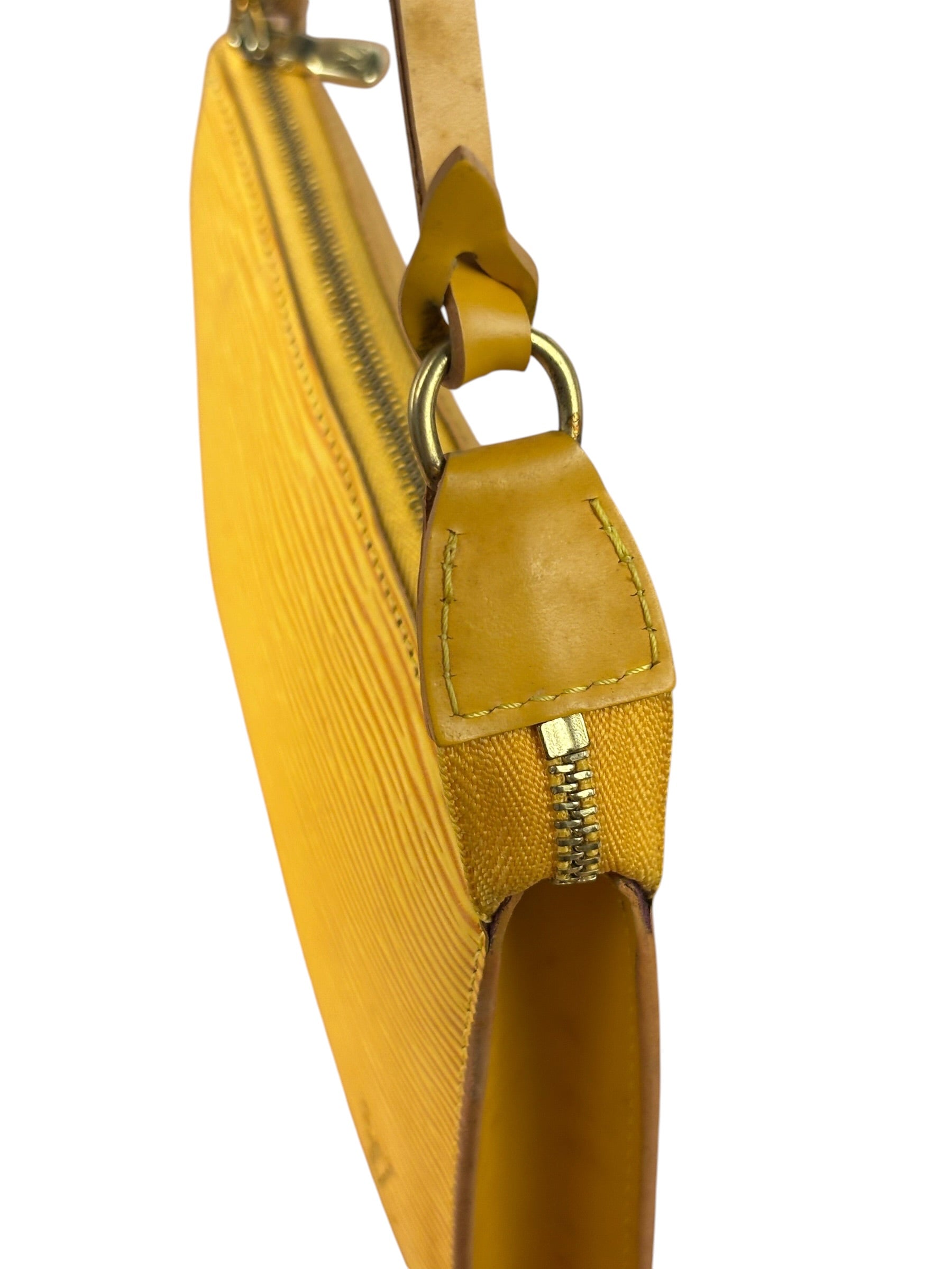 Louis Vuitton Yellow Epi Leather Pochette