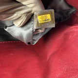 Chanel Red Quilted Leather Chain Shoulder Bag 2007