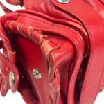Chloe Red Leather Silverado Shoulder Bag
