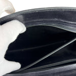 Chanel Vintage Black/White Leather CC Chain Tote '89-'91