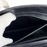 Chanel Vintage Black/White Leather CC Chain Tote '89-'91