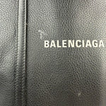 Balenciaga Black Leather Tote Bag