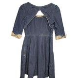 Burberry Vintage Denim Mid-Length Dress