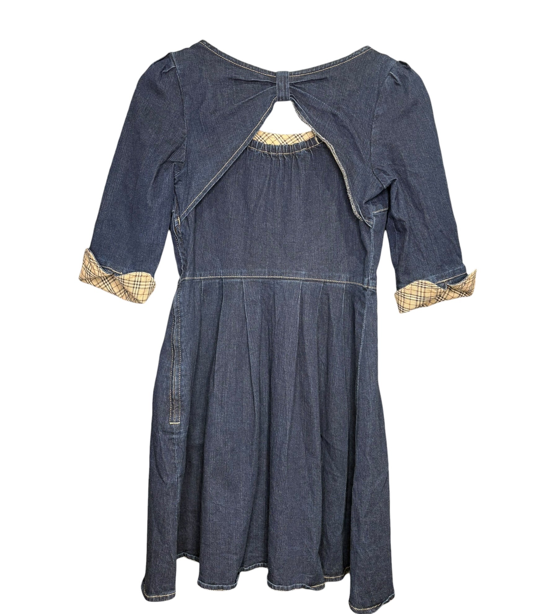 Burberry Vintage Denim Mid-Length Dress