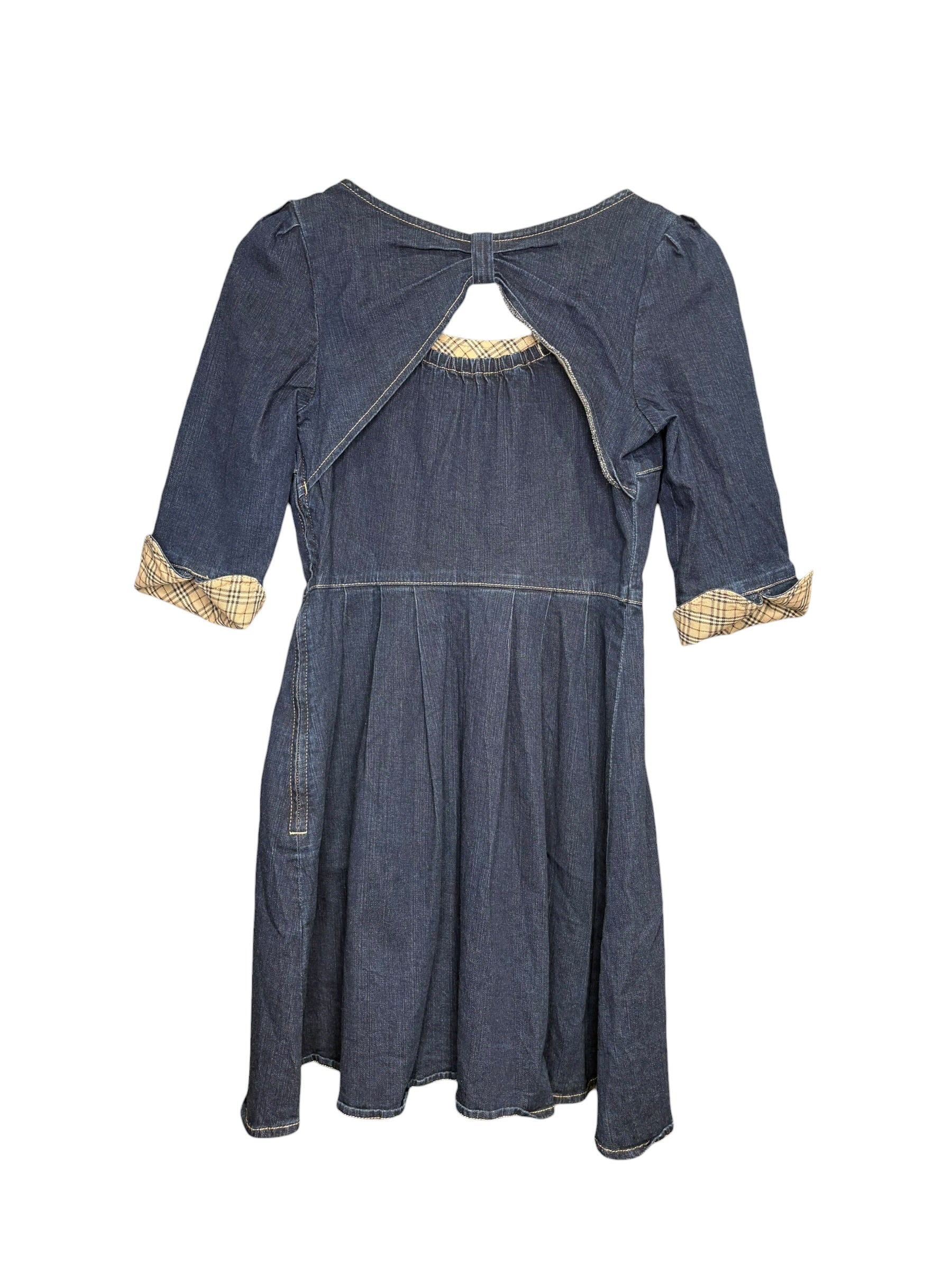 Burberry Vintage Denim Mid-Length Dress