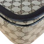 Gucci GG Canvas Print Flap Messenger Bag