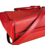 Prada Red Saffiano Leather 2Way Tote