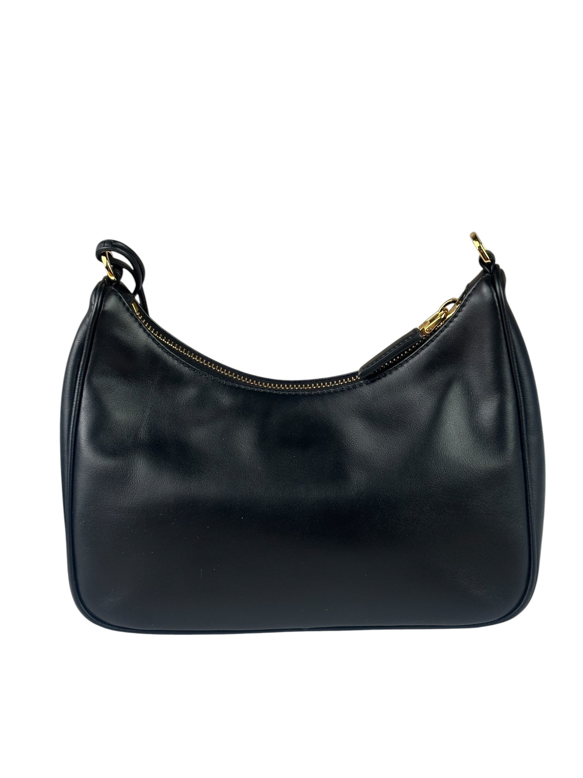 Prada Black Saffiano Leather Re-Edition Two-Way Bag