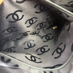 Chanel Light Washed Denim CC Canvas Logo Shoulder Bag 2002