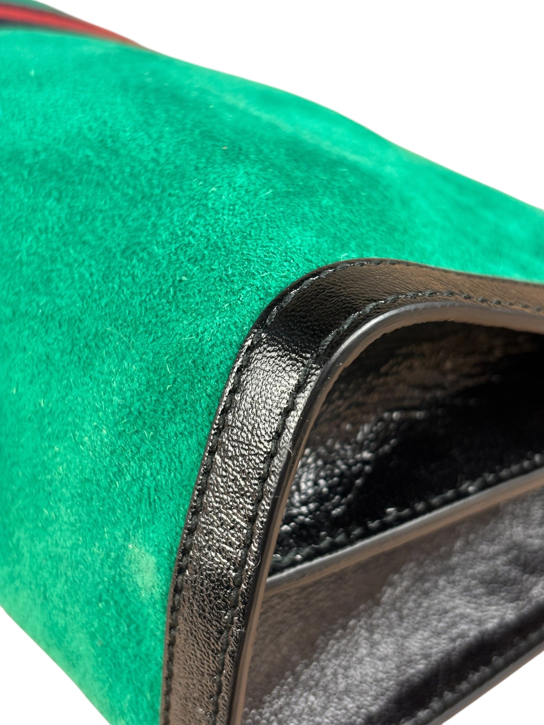 Gucci Suede Web Ophidia Chain Shoulder Bag