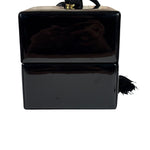 YSL Patent Jerry Cube Box Clutch