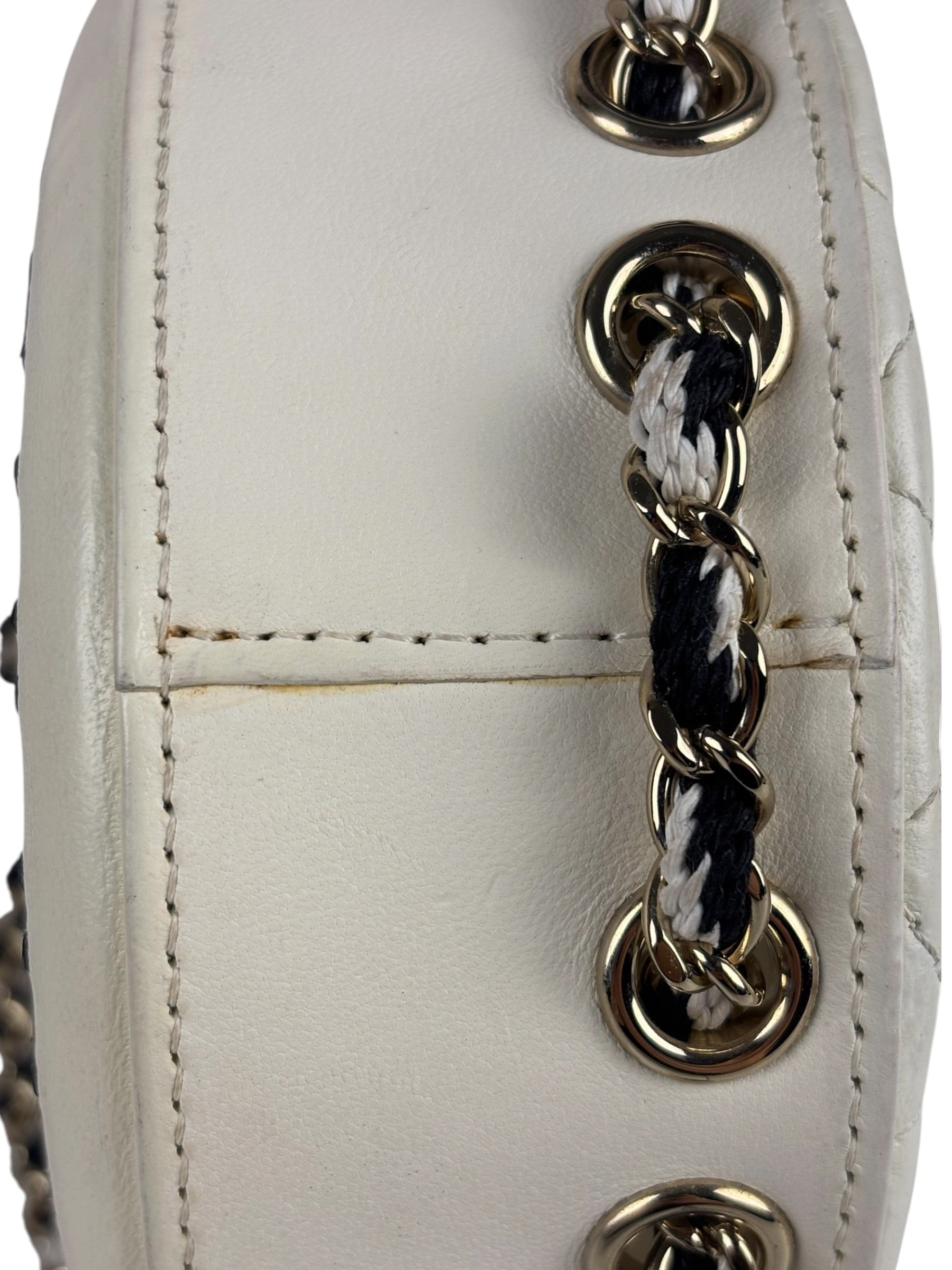 Chanel Limited Edition Lifesaver Round Crossbody Black 2017
