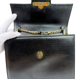 Christian Dior Black Leather Flap Bag Replacement Chain