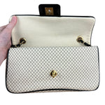 Chanel East West Beige Jersey Flap Bag 2002