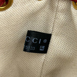 Gucci x Doraemon Bicolor Mini GG Supreme Bucket Bag