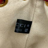 Gucci x Doraemon Bicolor Mini GG Supreme Bucket Bag