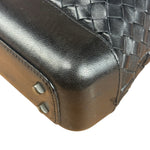 Bottega Veneta Black Intrecciato weave Shoulder bag