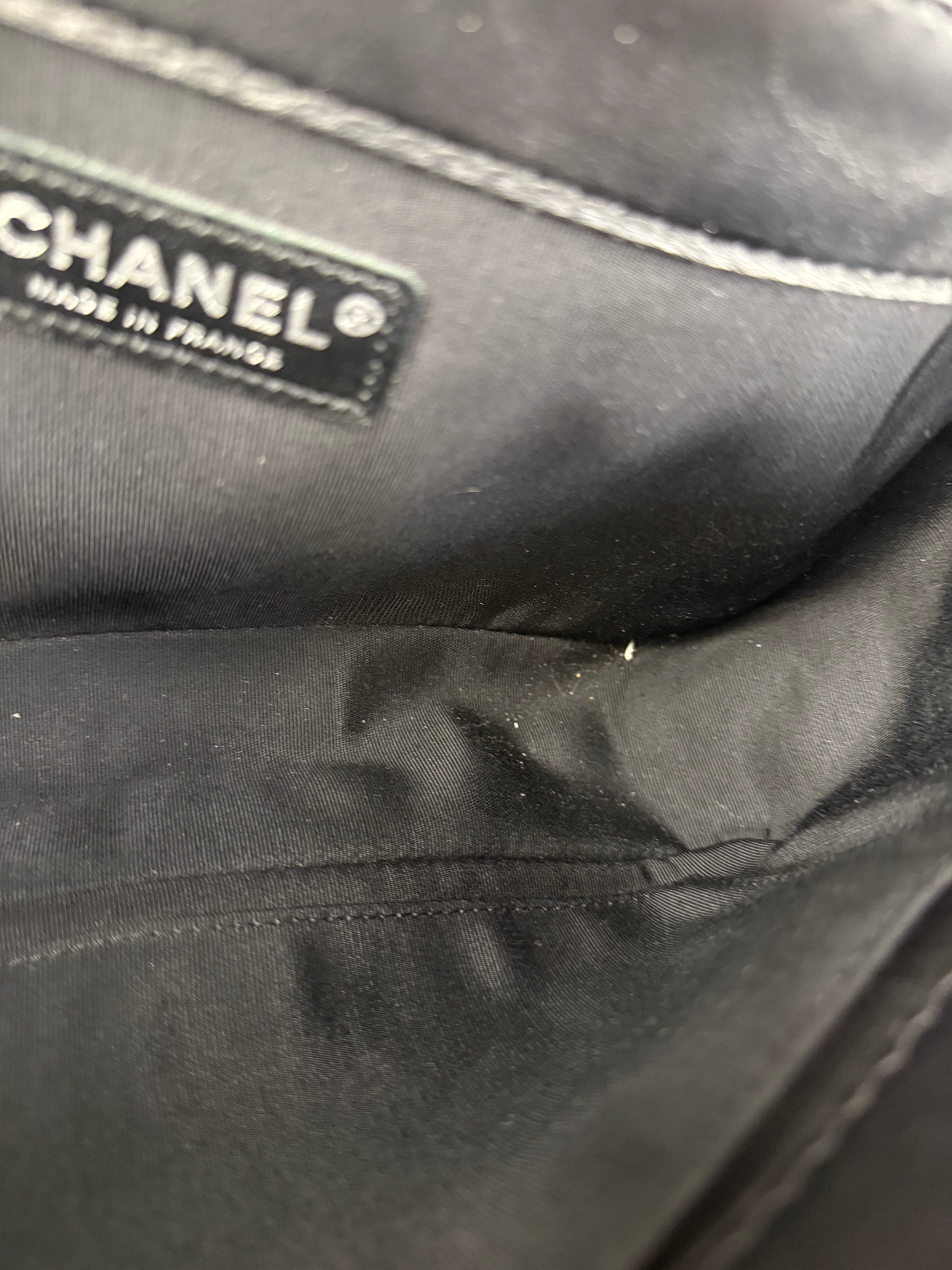 Chanel Black Enchained Boy Bag 2013