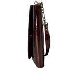 Louis Vuitton Burgundy Monogram Vernis Sunset Boulevard Shoulder Bag