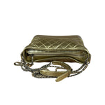 Chanel Gold Leather Gabrielle Hobo 2016