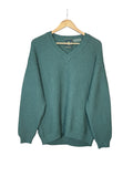 Fendi Green Vintage V-Neck Sweater