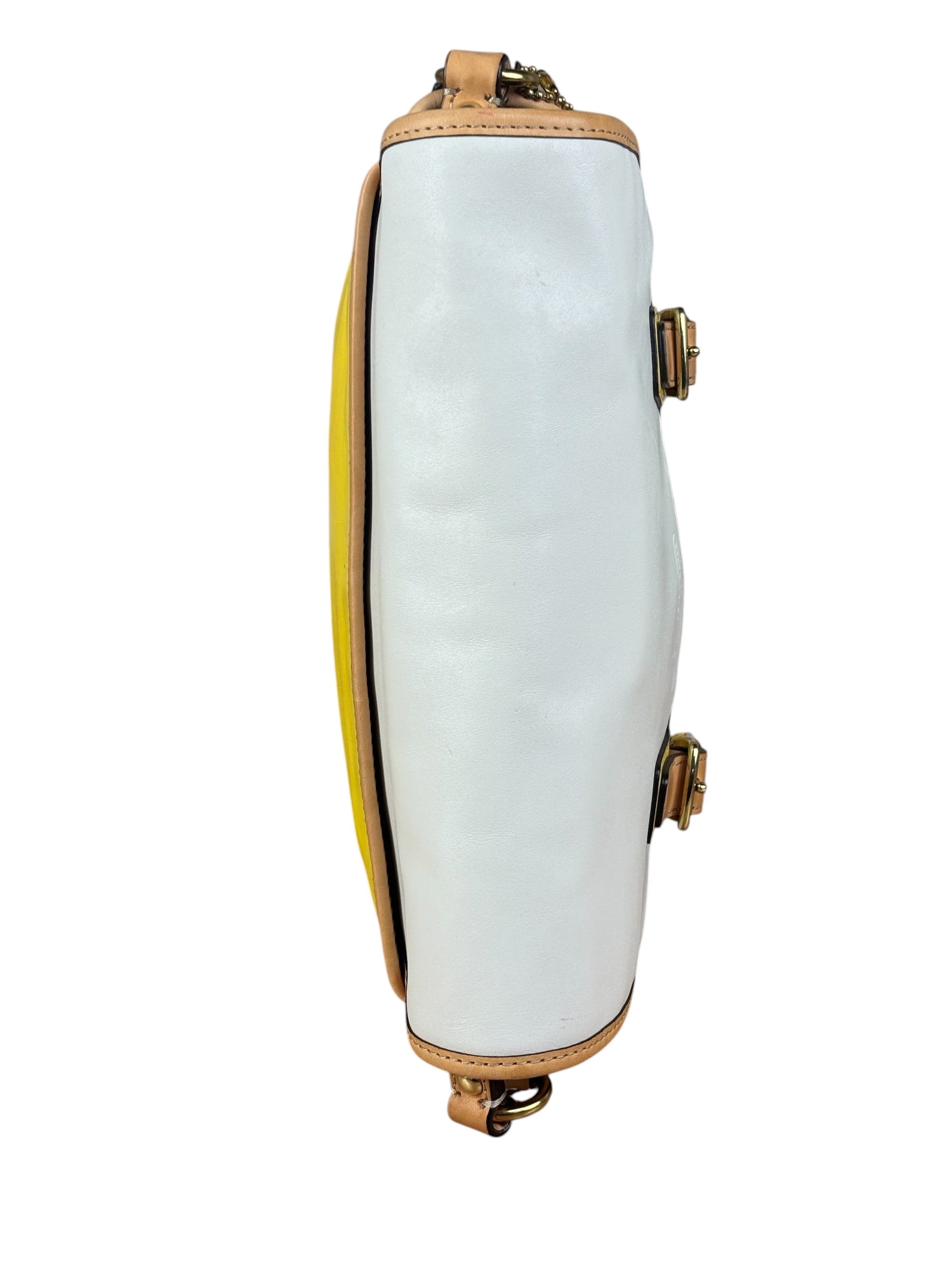 Coach Park Tricolor Leather Flap Crossbody Bag