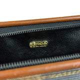 Fendi Vintage Pequin Stripped Nano Boston Bag