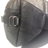 Bottega Veneta Black Leather Intrecciato Trim Belt Bag