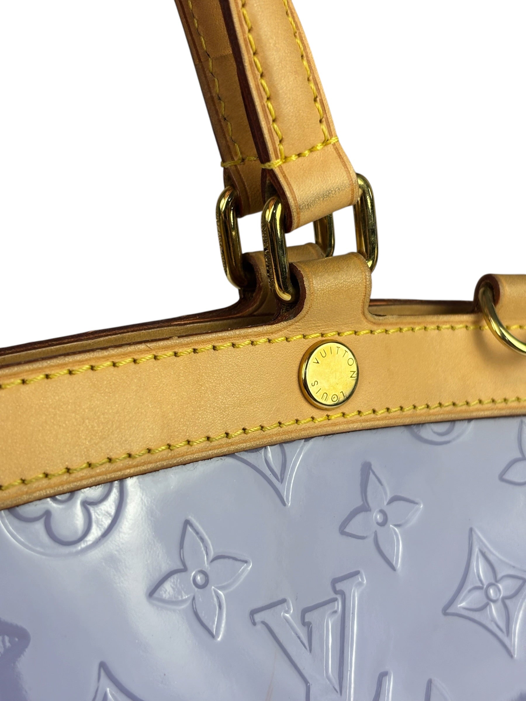 Louis Vuitton Lilac Vernis Monogram Brea Two-Way Bag